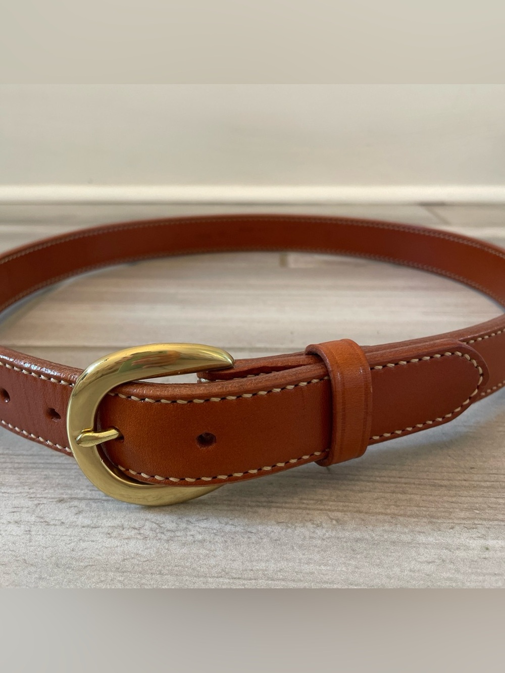 Galco SB9 Leather Dress Gun Belt 1.25" Holster CCW Tan Brass Buckle Size 36